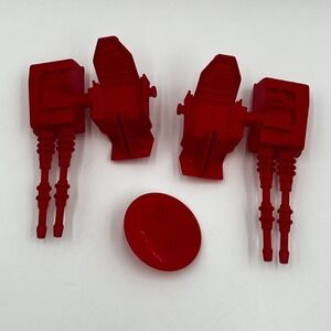 GI Joe Cobra Stun Vehicle Parts Original Unbroken Gun Seats Wheel Cover